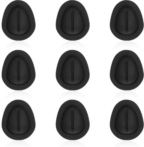 9 Stück Positionsbegrenzer für Auto-Getränkehalter, Universal Becherhalter Auto, Selbstklebende Anti-Shake-Auto-Untersetzer, Universelles Auto-Innenzubehör für Auto, LKW, SUV (Schwarz)