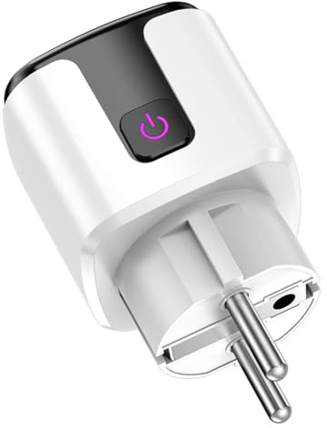 Yarryuter Prise Intelligente 20A Tuya Wifi Prise Intelligente Alimentation AC100-240V Prise Home Prise de Synchronisation Vocale Tuya Smart Life PRISE UE A