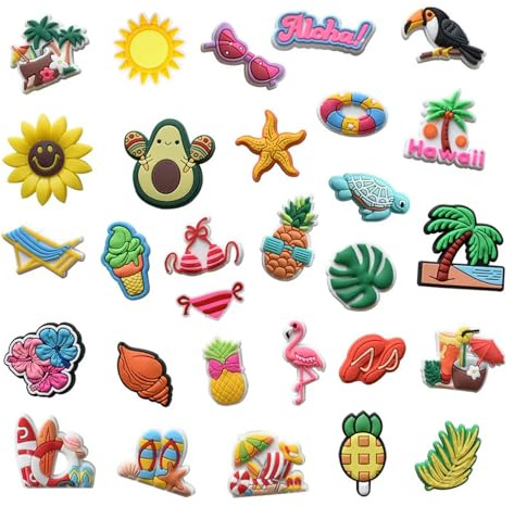 RowGlow Zapatos Charm Pins Adornos Para Croc Shoe Charm Accesorios Diy