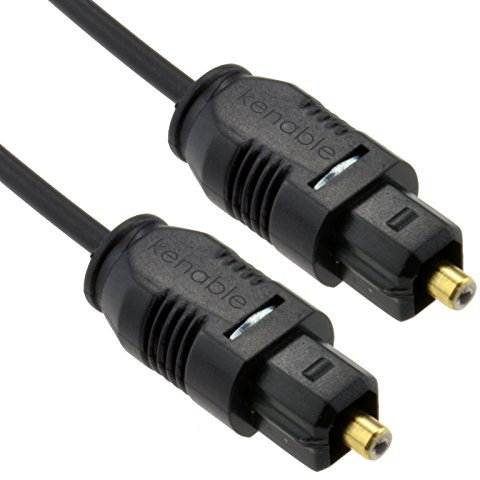 kenable TOS Link TOSLink Optical Digital Audio Cable 2.2mm Lead 0.5m [0.5 metres]