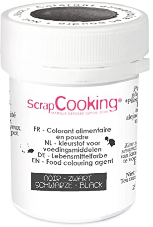 ScrapCooking Colorant Alimentaire en Poudre Noir 5 gms