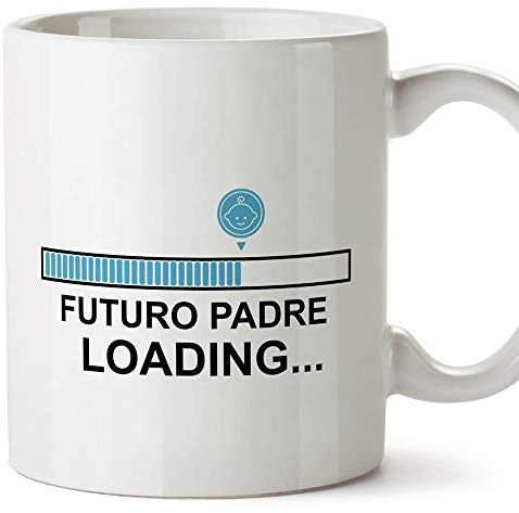MUGFFINS Taza Papá (Padre Cargando() - Regalos Originales y Divertidos para el Día del Padre