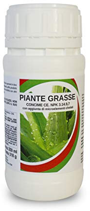 Concime Piante Grasse bioA.L.T. Concime biologico Liquido con Azoto Fosforo Potassio Fertilizzante Migliora la Crescita delle Piante grasse in Appartamento o Esterno 250ml