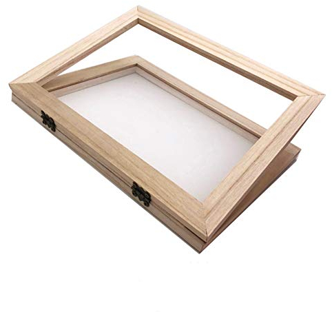 Sanmum Papierbastelwerkzeuge, Holz, Papierherstellung, Rahmen für Kinder, Teenager, Lehren, 2 in 1 (25 x 19 x 2.5 cm)