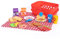 Fat Brain Toys Pretendables Picknickkorb-Set - Picknickkorb & Decke mit Holzspielzeug Lebensmittel & Zubehör - pädagogische Spielküche - langlebiges Spielzeug Lebensmittel-Set für +3 Jahre alt
