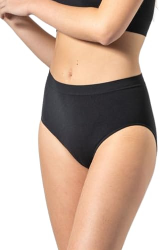 Liabel Culotte Donna Microfibra Morbida Senza Cuciture (Confezione da 6) Slip Donna Vita Alta Effetto Pancia Piatta Made in Italy