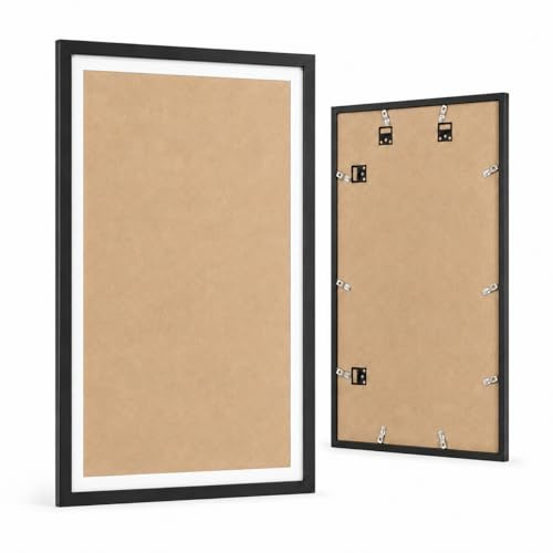 ARTGOTO 15.7x27.5inch/40x70cm Large Diamond Art Painting/Paint by Numbers MDF Picture Frames,Display 35x65cm with Mount or 40x70cm Without,Portrait Landscape Wall Hanging for Puzzles,Photos,Posters