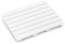 COSTWAY Caillebotis de Douche, Tapis de Bain en HIPS Anti-moisissures et Antidérapant, pour Douche, Baignoire, Bord de Piscine, Patio, Intérieur ou Extérieur (48 x 60 cm, Blanc)