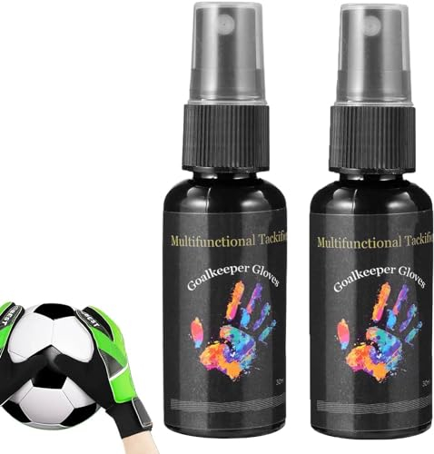 Campsie Torwarthandschuh Grip Spray | Antislip Sticky Spray Für Handschuhe | Football Grip Spray Für Torwarthandschuhe | Grip Spray Für Klebrige Handschuhe | Torwart Trainingsgeräte Zubehör 30ml