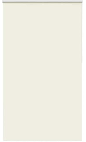 vidaXL Verdunkelungsrollo Cremeweiß 120x230cm Stoffbreite 116,6cm, Rollo, Klemmfix, Thermorollo, Verdunklungsrollo, Klemmrollo, Fensterrollo