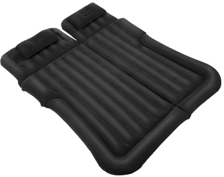 JUUTALK Matelas pneumatique portable SUV, 2 oreillers matelas d'air pour voiture, matelas de voiture, matelas SUV lit de voiture matelas de camping matelas d'air avec pompe pour camping, voyage