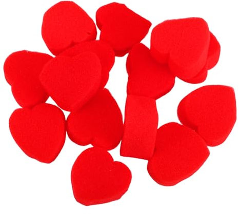 iplusmile 20paia Spugne Forma Cuore Rosse Morbide Per Trucchi Da Giocattoli Forma Cuore Oggetti Per Illusioni Da Vicino Strumenti Classici Per Maghi