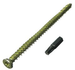 1.000 viti per telaio in calcestruzzo per porte e finestre, 7,5 mm, 42 mm, punta Torx