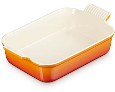 Le Creuset Héritage Plat Rectangulaire, Céramique, 26 cm, 2,4 L, Volcanique, 71102260900001