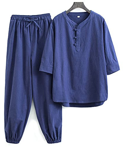 Damen Tai Chi Anzug Baumwolle Leinen Kampfsport Anzug Yoga Anzug chinesische traditionelle Kleidung Tang Anzug Hanfu Zen Meditationsanzug für