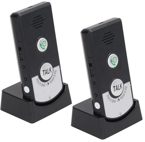 Interfono Vocale Wireless Chiamata a 2 Vie Indicatore Luminoso Interfono Wireless Casa Impermeabile