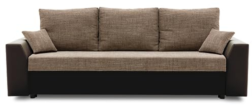 Couch Paul 1 PRO mit Schlaffunktion Best Couch mit Bettkasten! (LAWA 02 + REAL 66)