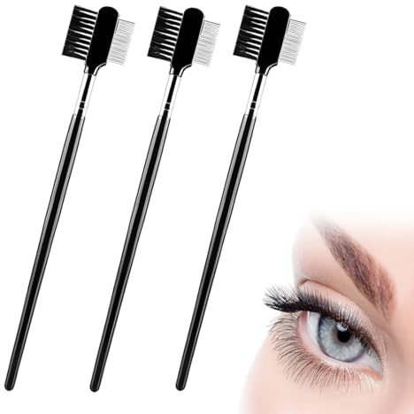 3 Pièces Peigne à Larmes de Chien Peigne de Yeux de Chien Peigne Détachant de Déchirures Peigne de Toilettage de Yeux de Chien Double Face pour Enlever la Croûte et le Mucus
