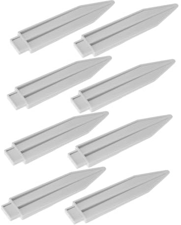 KITANDOVE 8pezzi Per Recinzione Plugs Per Staccionata Per Facili Installare Stabilità Ottimale Per Bordure e Aiuole Accessori Per Recinzioni