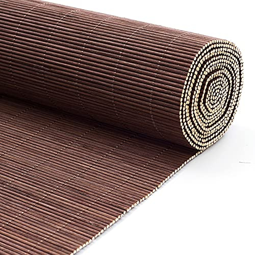 Tende a pacchetto in bambù, per esterni/interni/balconi, tende a rullo filtranti la luce, con protezione UVC, traspirante e personalizzabile, tenda decorativa (larghezza 140 x altezza 280 cm)