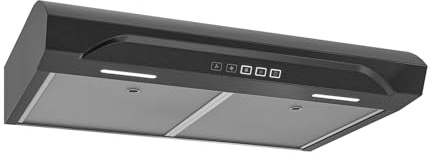 Alta 30-Inch 350 MAX Blower CFM 1.5 Sones Black Stainless Range Hood