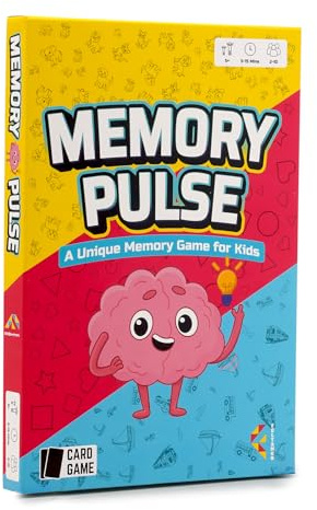 Feltango Memory Pulse, Memory Game for Kids and Adults, Card Games, Board Games, Family Brain Games, Learning Games, Game Night, Travel Games, Ages 5+