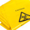 Lot de 50 sacs jaunes à danger biologique – 35 cm x 20 cm – Élimination de maladies cliniques et vomis
