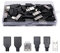 VooGenzek 12 Set USB 2.0 Type A Connector Assortment - USB Type A Male & Female Jack Adapter Plug Socket with Plastic Shell