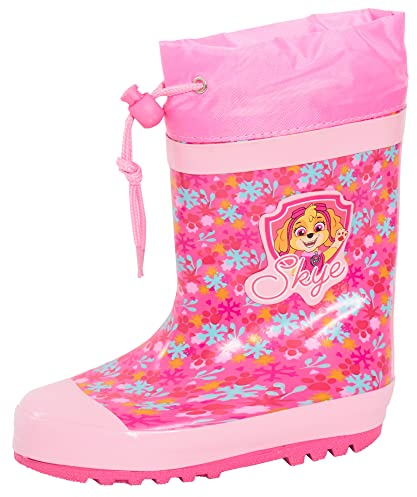 Paw Patrol Gummistiefel für Mädchen, warm gefüttert, Skye-Gummistiefel für Kinder, Schneeschuhe, multi, 31 EU