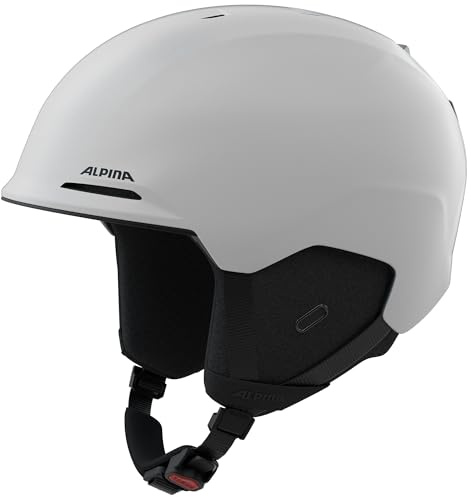 ALPINA BRIX Skihelm, White matt, 55-59 cm