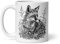 Tasse Natur Hirsch Wildschwein Fuchs Laie Markassin Wald Spaziergang Jagd Tiere Land Tee Kaffee Original Tasse Geschenk Kollege Herren Damen Naturforscher Opa Oma (Fuchs)