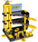 ADAC Parkgarage, Größe ca. 30x25x37 cm, Spiel-Set bestehend aus, 1 DieCast Helikopter, 2 DieCast Fahrzeuge mit Freilauf, 1 Parkgarage mit 3 Etagen und manuellen Aufzug, Hubschrauberlandeplatz