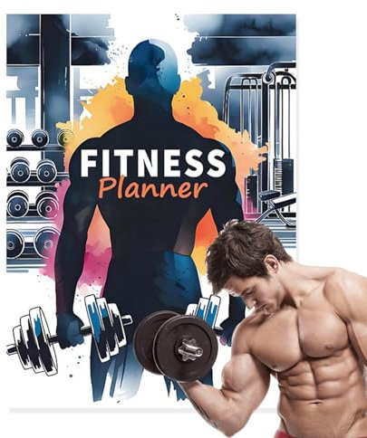 Fitness Journal – träningsjournal för kvinnor och män – daglig hälsoövervakning för träning bodybuilding framsteg män personligt gym