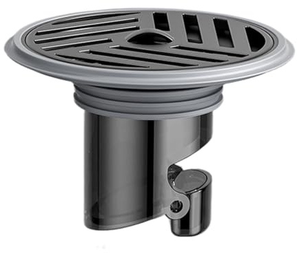 Drain De Sol pour Douche | Filtre Anti-Odeur en Acier Inoxydable pour Éviter Le Refoulement des Eaux Usées,Bouchon De Baignoire pour Salle De Bains Buanderie Maison sous-Sol