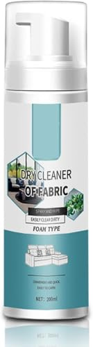 Stoff Sofa Reinigungsschaum, Sofa Trockenreinigungsschaum, Wäscheflecken Trockenentferner, Sofas Reiniger, Teppich Tiefenrein Polsterreiniger, Trockenpflege Fleckenentferner, 200ML