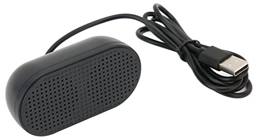 Jelquix Mini USB Dubbla Högtalare, Bärbara Stereo USB-högtalare med Inbyggt Ljudkort Plug and Play Datorhögtalare för Bärbar Dator Desktop