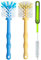 3er Pack Spülbürste für Mixbehälter und Messer, Ideales Zubehör zum Reinigen von Küchenmaschinen, Standmixer u.v.m. Bürste (1x Blau/ 1x Gelb/ 1x Grün)