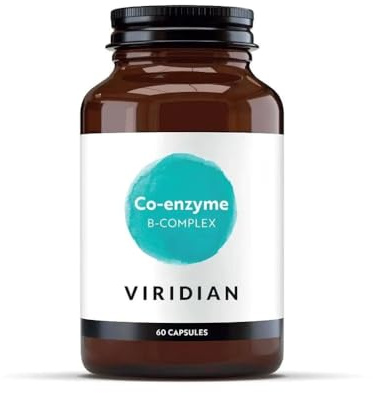 Viridian - Co-Enzyme B Complex - 60 Capsules | B Vitamins in Methylated & Phosphorylated Forms | Vitamins B1, B2, B3, B5, B6 & B12 | Reduce Tiredness & Fatigue | Nutritionist Formulated