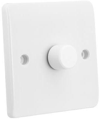 Candeo WiFi Smart Rotary Dimmer Switch | Compatible with Smart Life, Alexa & Google Assistant | LED & Incandescent Bulbs | Voice & App Control | No Neutral Wire Required | No Hub Needed | 2- Way Setup