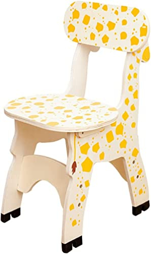 Kinderstuhl Aus Hartholz, Tierstuhl, Giraffe, Möbel, Hocker, Aktivität, Handgefertigter Sitz, Kinderrückenstuhl Für Kleinkinder, Kinder, Jungen, Mädchen