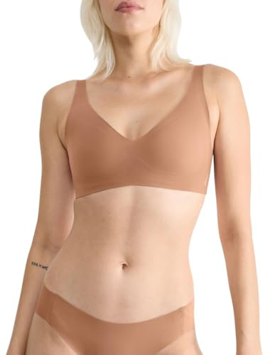 Sloggi Women's ZERO Feel 2.0 Soft bra, NOSTALGIC BROWN, S