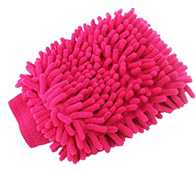 Quzente Guanto per Autolavaggio, Guanti per Autolavaggio in Velluto Corallo, Guanti per Lavaggio AntiGraffio per Dettagli Auto, Adatti per Auto, Camion, Mobili, Vetro per Piastrelle da Pavimento