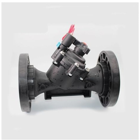 CIJIAOPOYU Low Pressure 4inch 24vdc 220vac 24vac Irrigation Garden Flow Control Valve for Irrigation Nylon Material 10bar Flange Connection(24VDC)