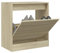 Iiaky Schuhschrank Shoes Cabinet Schuhaufbewahrung Schuhschrank Flur Sonoma-Eiche 60x34x63,5 cm Holzwerkstoff