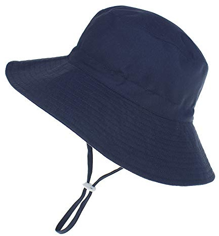 DRESHOW Baby Solhatt Småbarn Solskydd Djurmössa Unisex Sommarhatt med hakrem UPF 50+