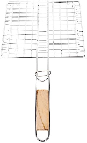 Yardwe Barbecue Acier Inoxydable Grillage De Barbecue Plaque De Cuisson pour Pique- Facile à Monter