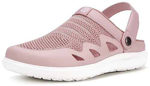Eagsouni Sabots Mules Femmes Chaussures de Jardin Été | Respirant,Antidérapantes,Confortables,Légeres,orthopédiques,Sandales,clogs,plage Piscine