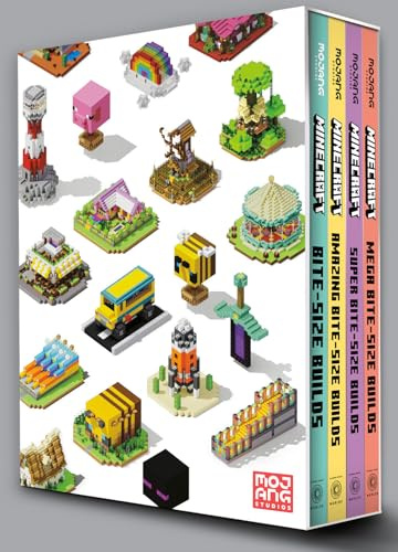 Minecraft: Bite-Size Builds Collection 4-Book Boxed Set: Minecraft: Bite Size-Builds, Minecraft: Amazing Bite-Size Builds, Minecraft: Super Bite-Size Builds, Minecraft: Mega Bite-Size Builds