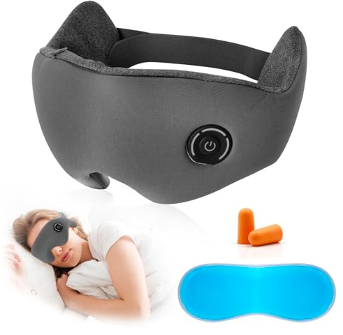 Maschera riscaldata Senza Fili, Maschera Contorno Riscaldante, Maschera Gel Occhi, Maschera Occhi, Mascherina Per Dormire, per Occhi Secchi, Occhi Stanchi, Gonfiore, Occhiaie, Astringenza Degli Occhi