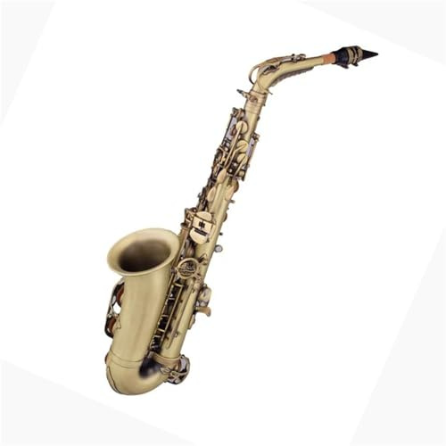 Professionell Saxofon Eb böjd Altsaxofon I Mässing
